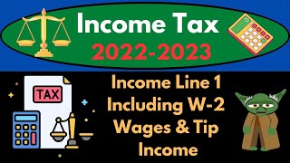 Income Line 1 Including W-2 Wages & Tip Income 3080 Income Tax Preparation 2022 - 2023
