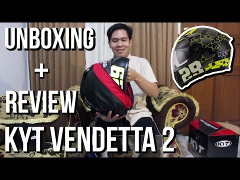 Unboxing + Review Helm KYT Vendetta 2 Andrea Iannone Bahasa Indonesia