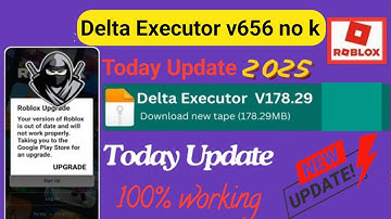 (New 2025) Delta Executor Mobile NEW UPDATE V656| Fluxus Executor | fix Roblox update error