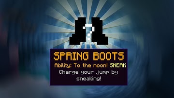 These Boots Let You Literally Fly... (Spring Boots Bingo Reward) (Hypixel Skyblock)