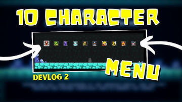 Adding a 10 character menu screen - My first steam game E2