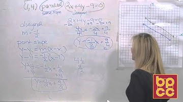Math 102 - Writing Equations of Parallel and Perpendicular Lines