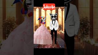 POV Smile Cat’s wedding day The Amazing Digital Circus | Zoonomaly #theamazingdigitalcircus #shorts