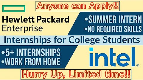 Unlock Your Tech Career: HP & Intel Internships