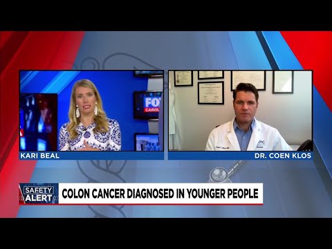 Colon cancer being