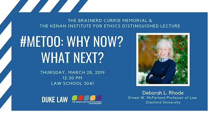 Currie-Kenan Distinguished Lecture 2019 | Deborah ...