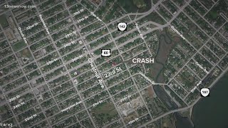 Man dead, woman seriously hurt in crash in Newport News
