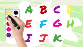Learn English Alphabets with Colours| Alphabets A to Z| Phonics songs for kids|  20230615 02