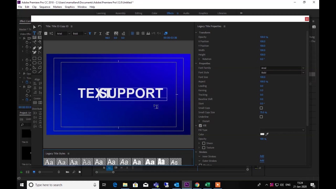 preset text animation premiere pro