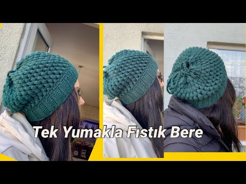 Salaş Fıstık Bere/ Crochet Beanie