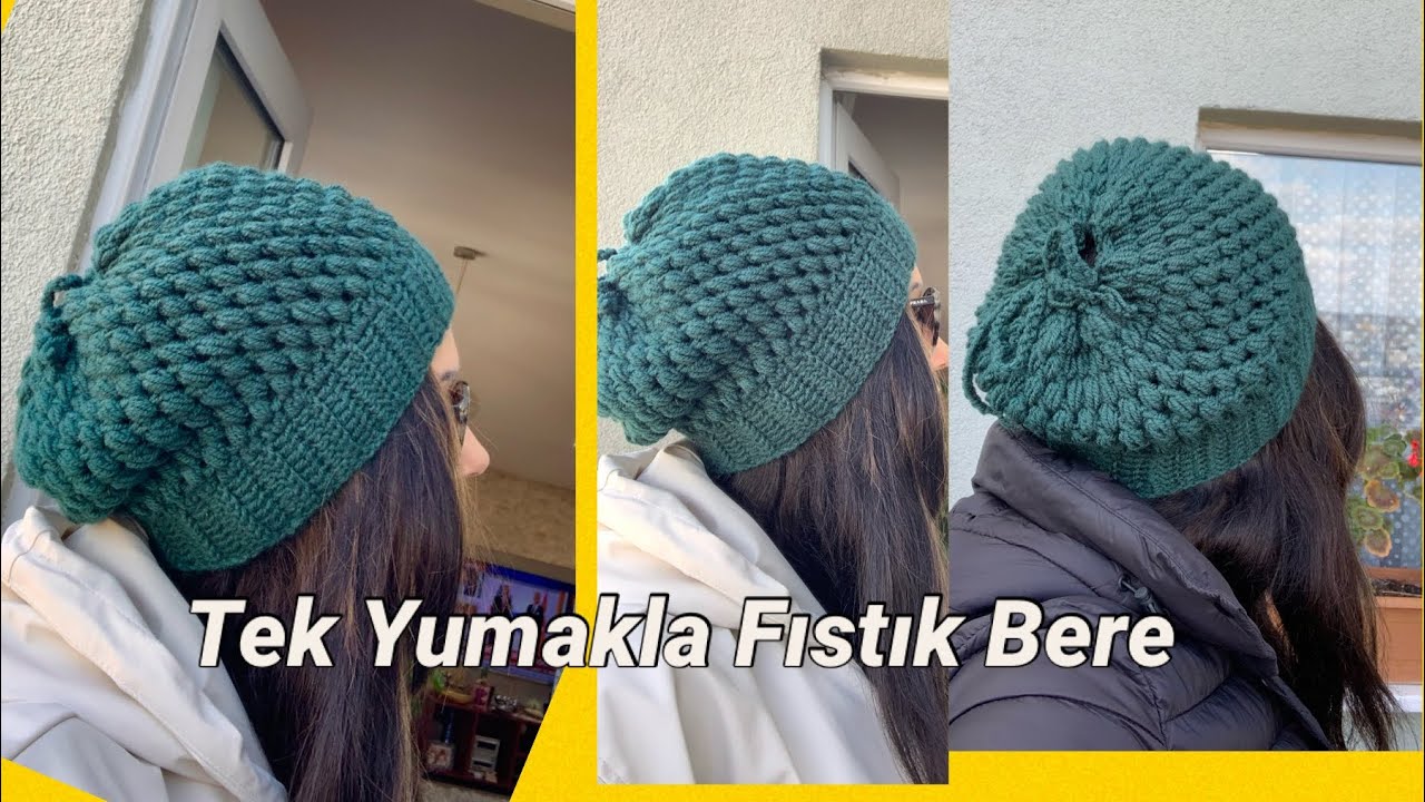 Salaş Fıstık Bere/ Crochet Beanie