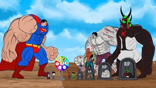 HULK &amp; SPIDER MAN vs SUPERMAN &amp; BATMAN: Returning from the Dead SECRET - FUNNY | SUPER HEROES MOVIES