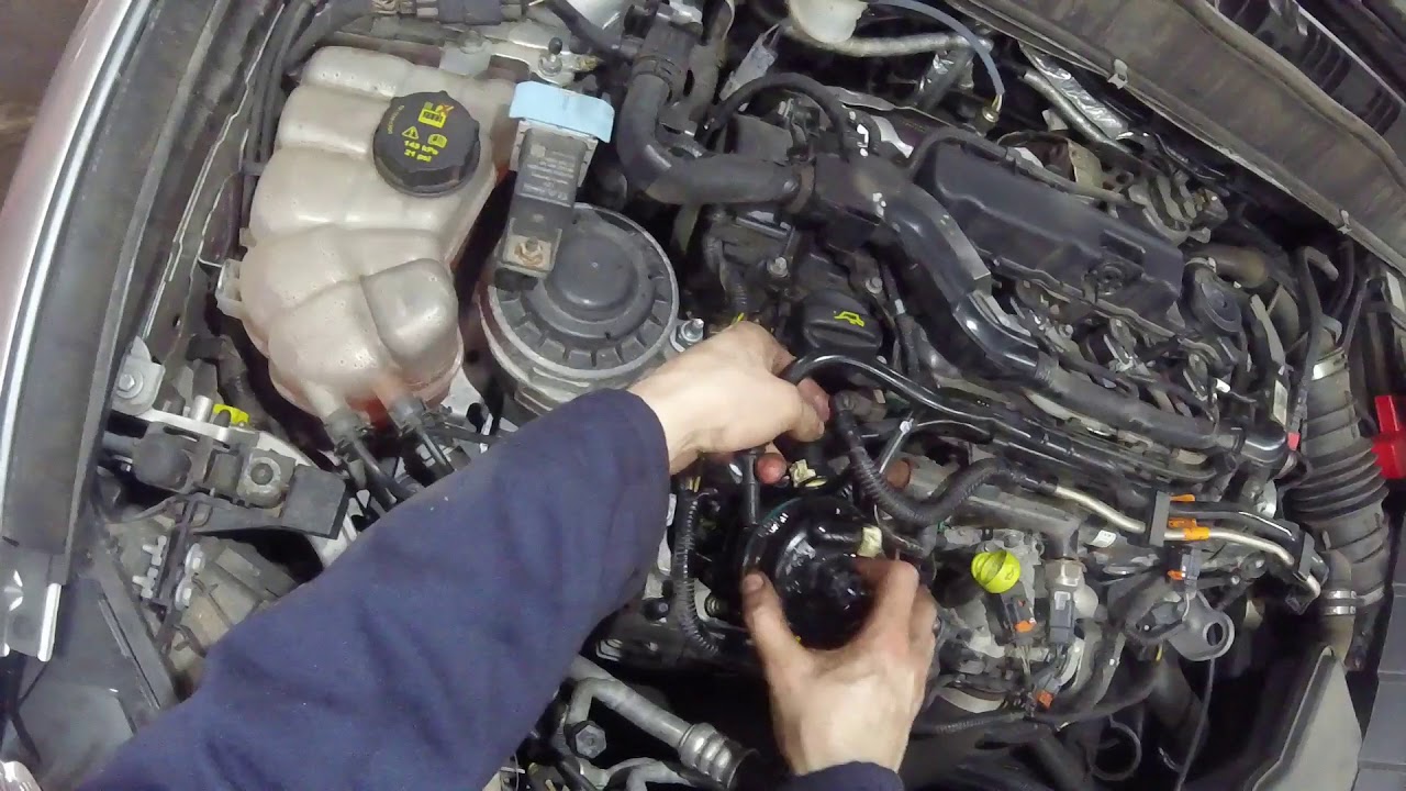 Ford Mondeo 2.0 TDCi MK5 Fuel Filter Service Change (Peugeot/Citroen  Engine) - YouTube