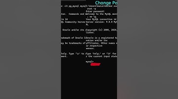 How to change MySQL password hosted in Docker?  #mysql  #docker  #password
