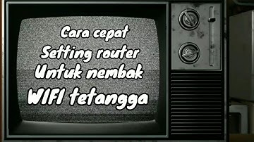 Cara setting TP LINK TL-WR840N untuk nembak WIFI