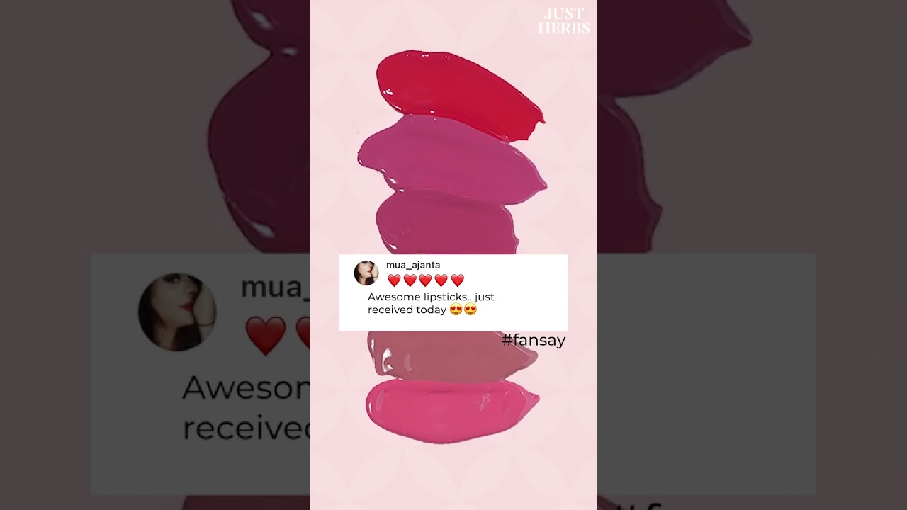 Long Lasting & Ultra Hydrating Liquid Lipsticks | Just Herbs 