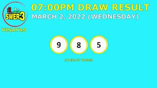 7pm And 8pm Stl Result March 2 2022 wednesday Visayas And Mindanao