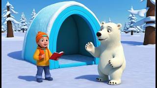 Polar Bear Buys an AC for His Igloo | Funny Kids Nursery Rhyme Animation