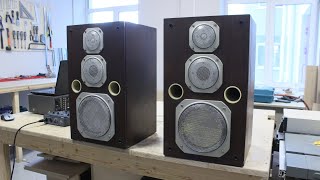 Реставрация ЭСТОНИЯ 35АС-021. Restoration of speakers from the USSR 35AS-021 Estonia