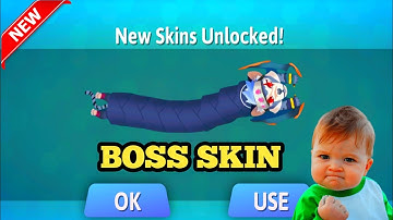 Snake.io New Boss Tengao Skin Unlocked! New Swords And demons Event Gameplay #snakeio #ariyansnax