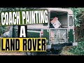 Coach / Hand  painting my Land Rover [Brush Vs Roller]