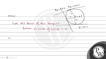 Let \( y=x+2,4 y=3 x+6 \) and \( 3 y=4 x+1 \) be three tangent lines to the circle \( (\mathrm{x....