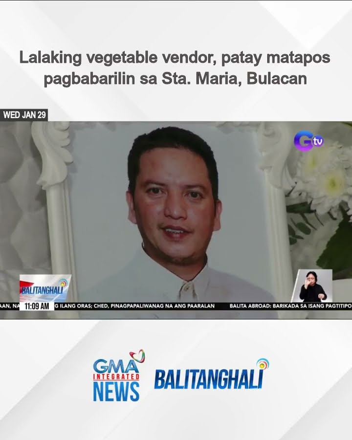Lalaking vegetable vendor, patay matapos pagbabarilin | Balitanghali