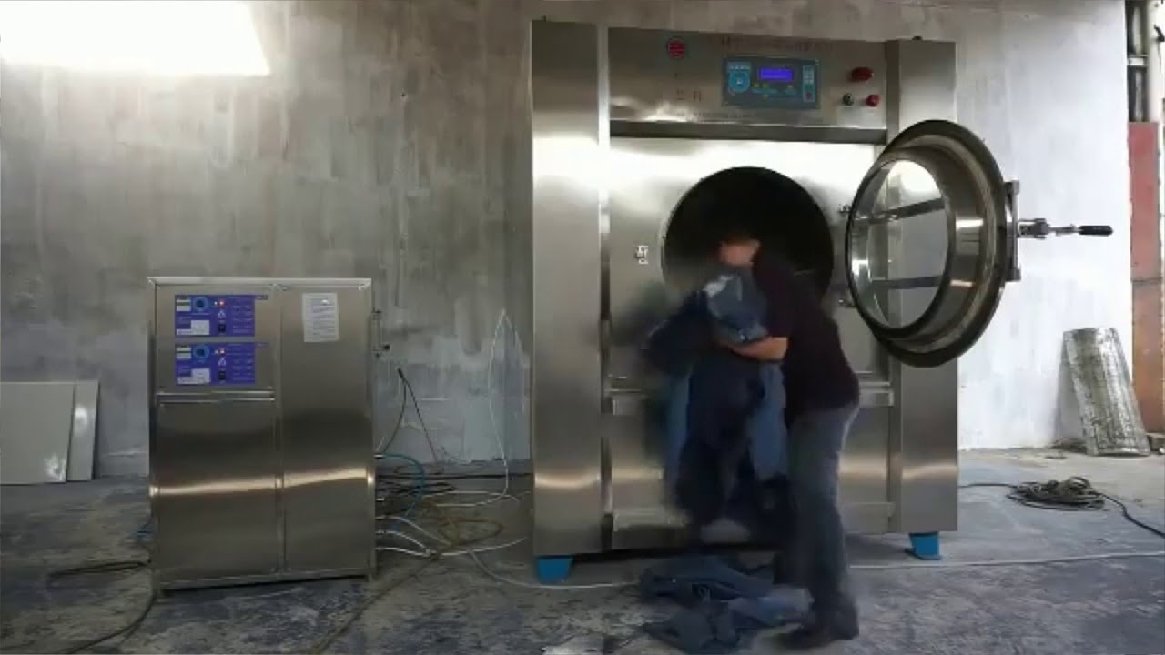 Denim Washes with Ozone Generator Jeans Bleaching YouTube