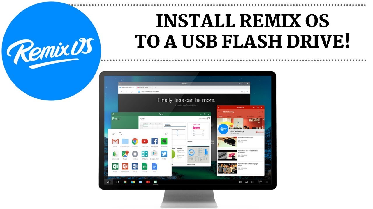 Graze peach Hick How To Install Remix OS to a USB Flash Drive & Quick Review - YouTube
