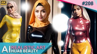 Ai Art - Beautiful Hijab Fashion Latex - #Hijab #Lookbook #208