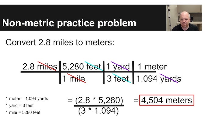 Solving Metric And Non Metric Conversion Problems Youtube Solving Metric And Non Metric Conversion Problems Youtube
