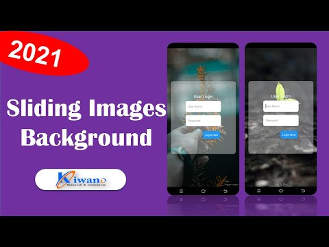 Auto background images changer system  |  login System Design  | Transparent Login Screen (Kodular)