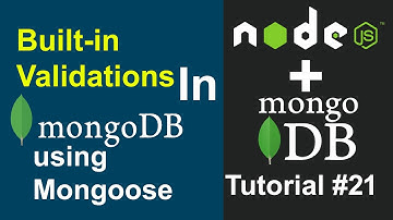 MongoDB Tutorial #21 - Mongoose Built-In Validation using MongoDB in Node JS in Hindi