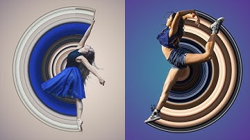 Circular Pixel Stretch Effect - Photoshop Tutorial