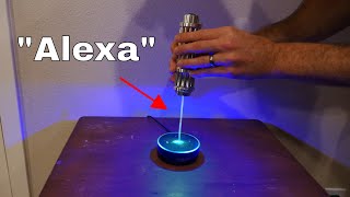 Hacking into an Amazon Echo Using Laser Light to "Speak" to Alexa