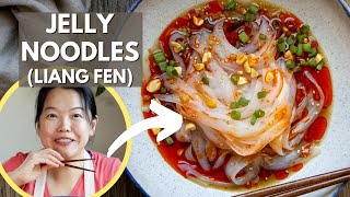 Slurpilicious and refreshing bowl of Liang Fen 凉粉 - Cold Jelly noodles