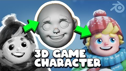 3D Modeling Game Character from Sketch