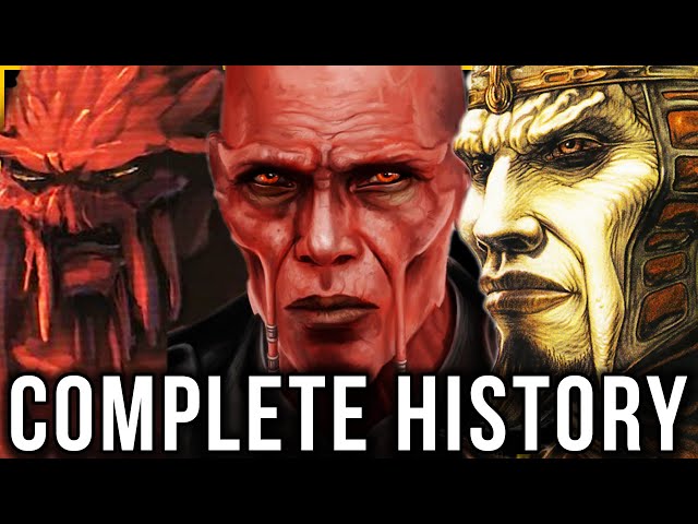 Sith Species COMPLETE History | 100,000 Years of Darkness