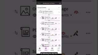 Ally Alternative Formats (Blackboard Learn Mobile App) screenshot 5