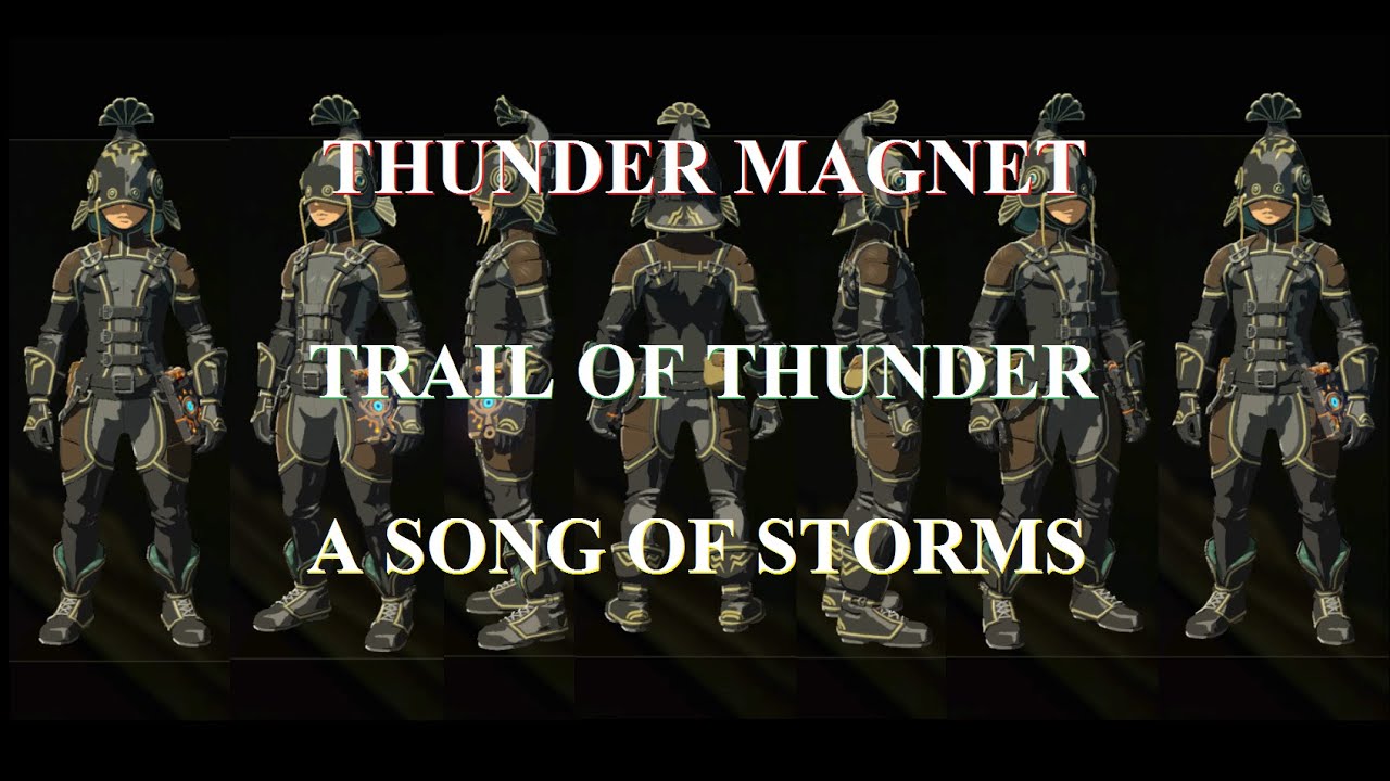 Zelda BOTW [DLC Pack 1 & 2] Rubber Armor Quest A Song Of Storms, Thunder Trail Of