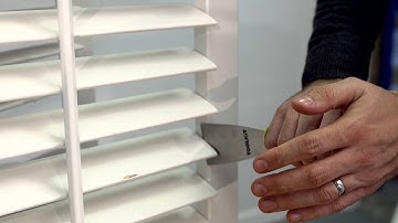 How to Replace a Slat connected to a Push Rod