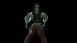 Female Muscle Growth Animation