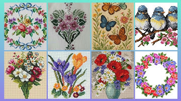 #1 Most Beautiful and Unique New Cross Stitch Patterns For Everything #CrossStitchDesign#Trend