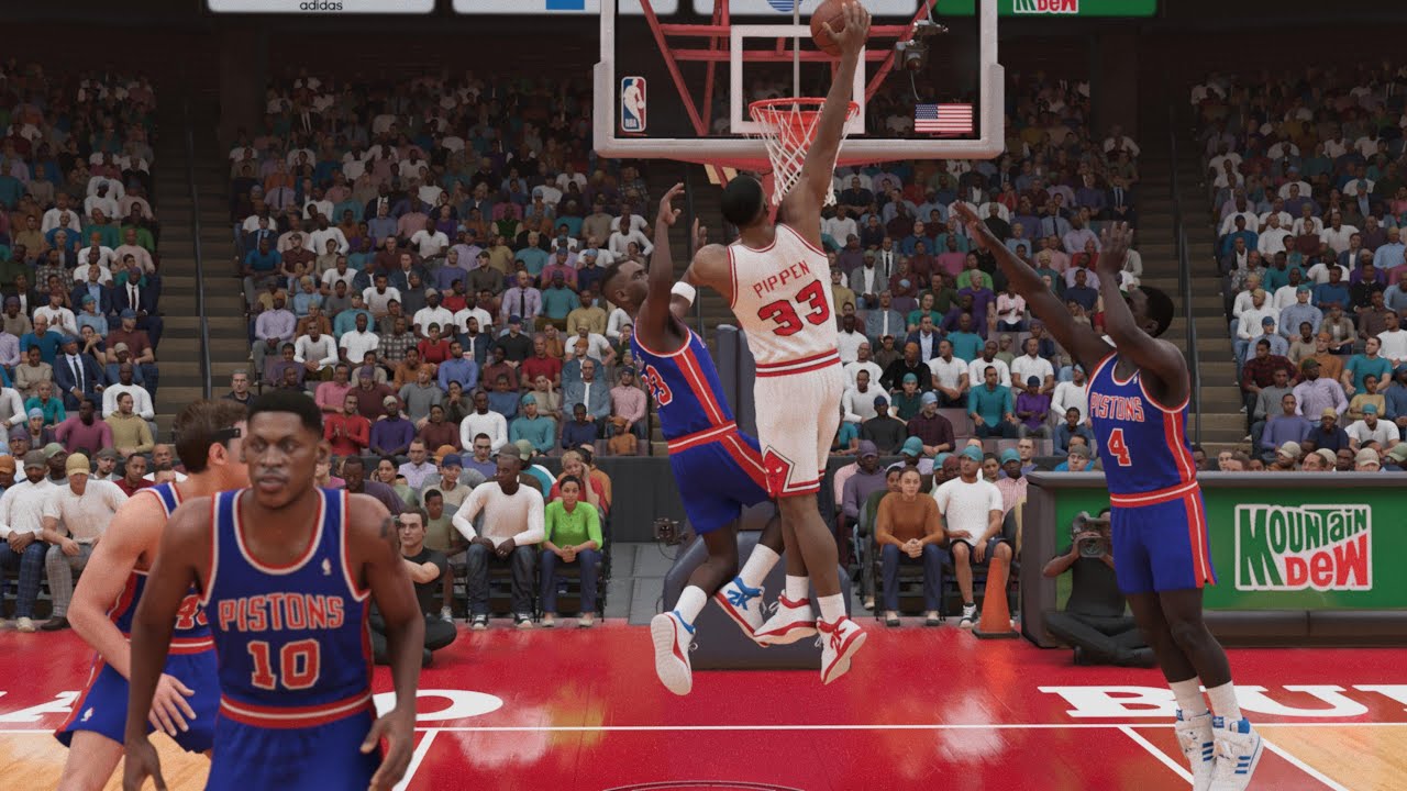 JORDAN ERA 1991 🏀 BULLS vs PISTON🏀 NBA 2K23 GAMEPLAY [PS5 UHD] YouTube