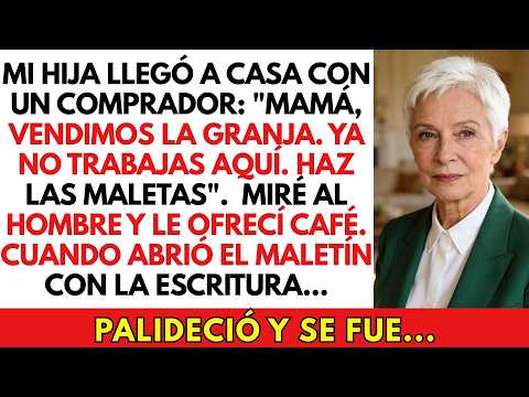 Mi Hija Llegó A Casa Con El Comprador: "Vendimos La Granja, Haz Las Maletas". Cuando Él Me Reconoció