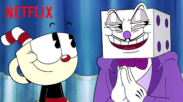 Cuphead Rolls with King Dice 🎲 The Cuphead Show! | Netflix After School