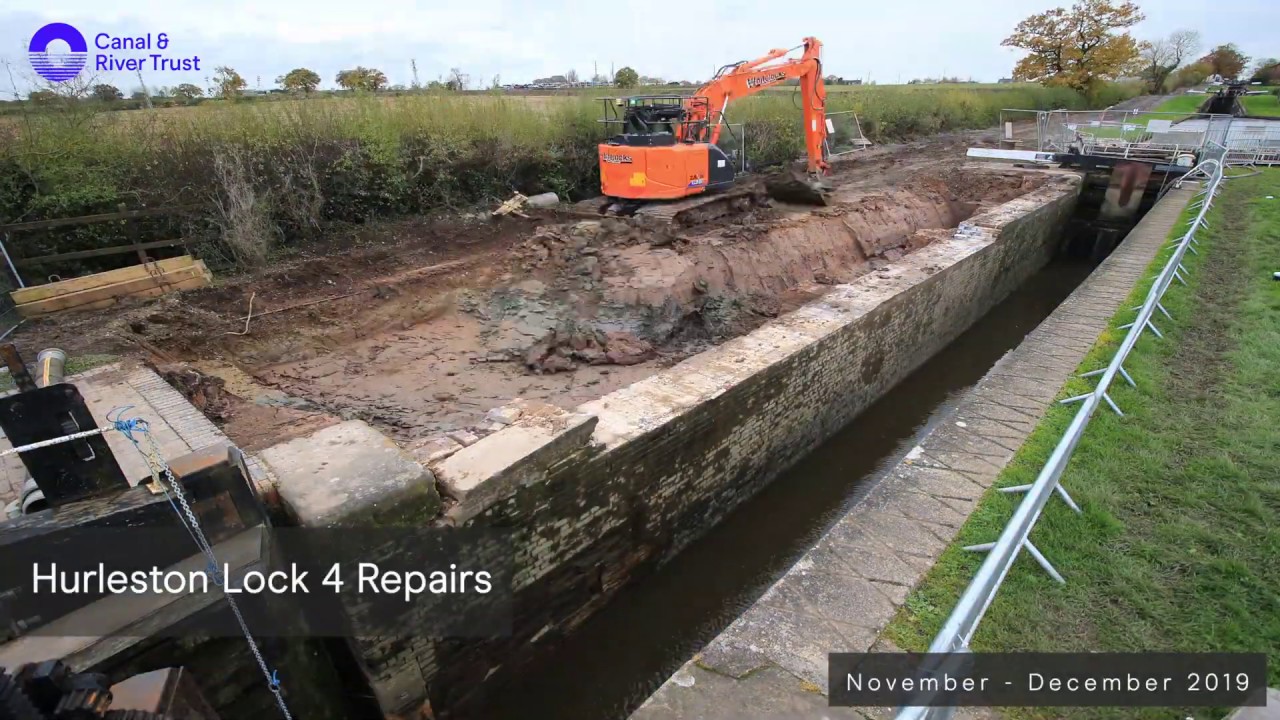 Canal & River Trust rebuilds Hurleston Locks
