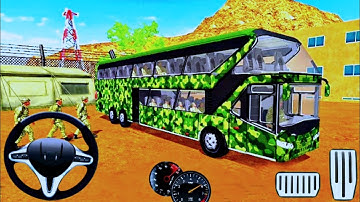 Uphill Army Mountain Bus Driving Simulator 2021 -💥💥💥 Android Gameplay ¥ new game 2021