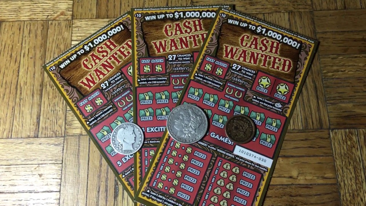 Multiple wins in CASH WANTED California Scratcher Tickets YouTube