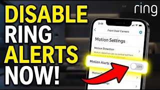 How to disable Ring motion alerts on Ring Protect Pro - Easy Tutorial